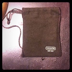 Coach jewelry pouch
